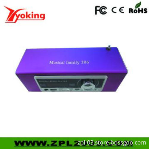 Aluminium Alloy Portable MP3 Speaker New Arrival (206)
